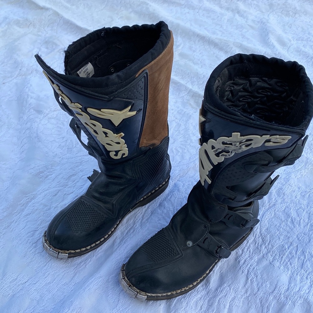 Alpinestars mens motorcycle boots Size 9